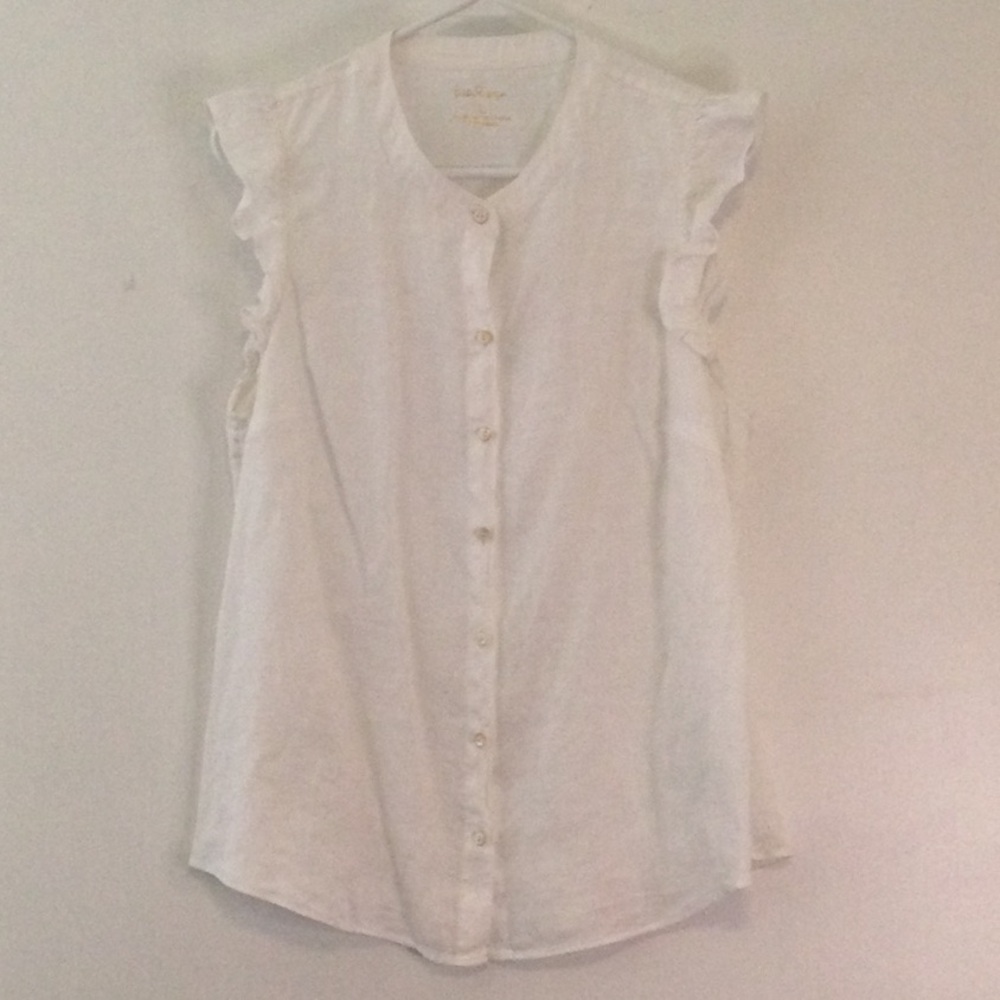 White Sleeveless Top